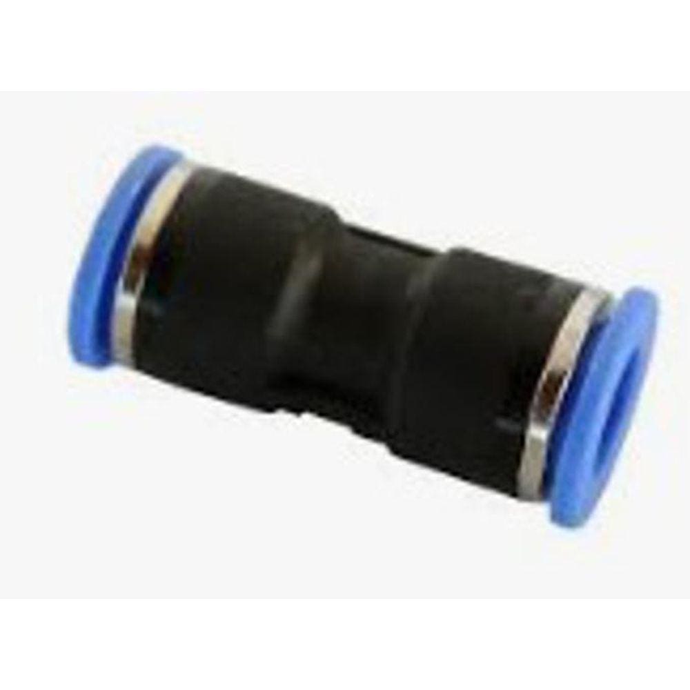 Kit Com 10 União Reta 4 Mm Plástico