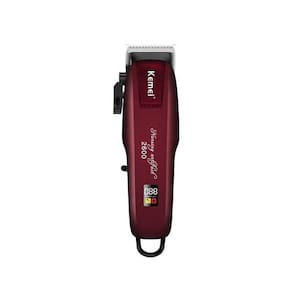 Cortador De Cabelo Kemei Km-2600 Bordô 100v/240v