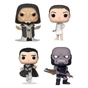 Conjunto de colecionadores da Liga da Justiça - DeSaad, Diana, Superman, Darkseid