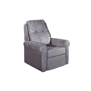 Poltrona Casal Reclinável Mh1216 Slim Two Way Suede Cinza - Herval