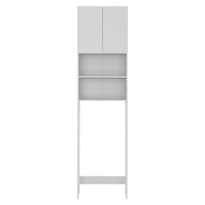 Armário De Banheiro P/ Vaso Sanitário Multimóveis Com 2 Portas Branco