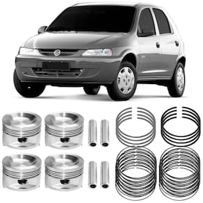 Kit Pistão Anel Std Celta Corsa 1.0 8v 1996 A 2006 Gasolina