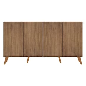 Aparador Buffet Retrô Multimóveis 4 Portas Rustic/natural