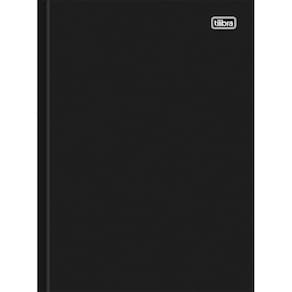 Caderno Brochura Grande Capa Dura Universitário Pepper Preto 50 Folhas Numeradas Tilibra