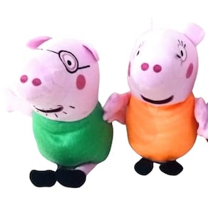 Pelúcias Papai Pig e Mamãe Pig - 02 Personagens