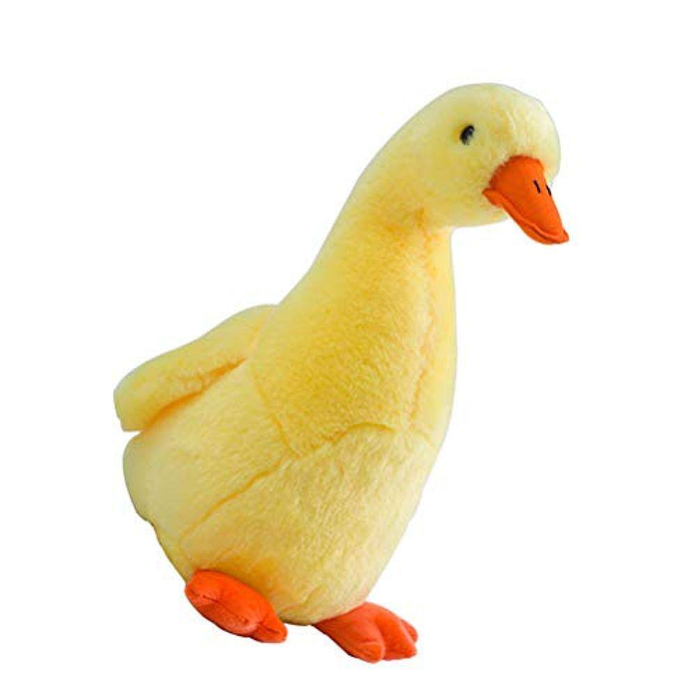 Brinquedo de pato de pelúcia, linda boneca de pato de 32 cm amarela