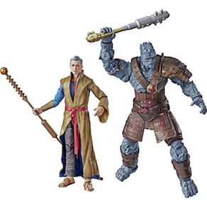 Figuras de ação de Thor: Ragnarok Grandmaster e Korg