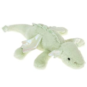 Bicho de pelúcia com dragão verde de cordeiro - 15 polegadas