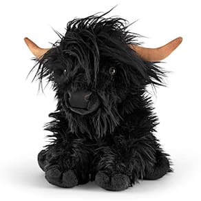 Brinquedo de pelúcia Highland Cow, Mooing Sound, macio e fofinho, ecológico, 9 polegadas