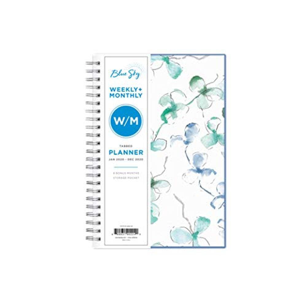 Agenda 2020, capa flexível, encadernação de dois fios, 12x21 cm, Lindley