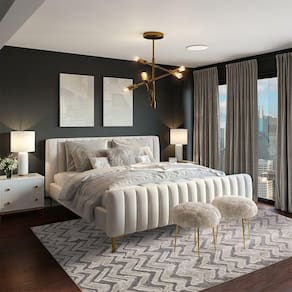 Tapete Retangular 200x250cm Glamour Tapetes São Carlos Esculpido