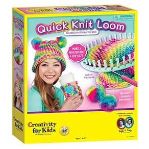 Quick Knit Loom — Kit de chapéus Pom Pom para iniciantes