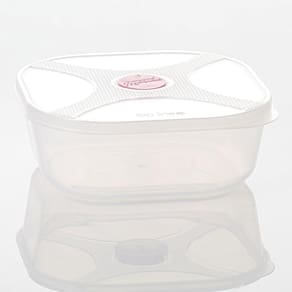 Pote Multiuso Quadrado 740ml com Válvula Rosa - Top Line