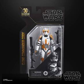 Boneco de ação Black Series Archive Commander Cody, escala de 6 polegadas, para maiores de 4 anos