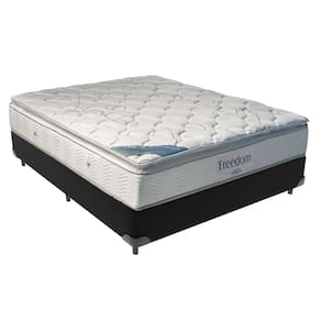 Cama Box Casal e Colchão Freedom Ortobom D33
