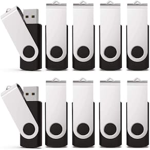 Memory Stick KEXIN Flash Drive 3.0 Thumb Drive de 16 GB, preto (pacote com 10)