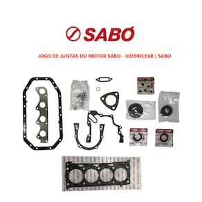 Jogo Junta Motor Sabó Vw Golf EA111 1.6 8V Completo 2001 A 2007