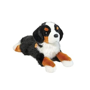 Filhote de pelúcia Cuddle Toys Trooper Bernese Mountain Dog, 53 cm, marrom, preto e branco