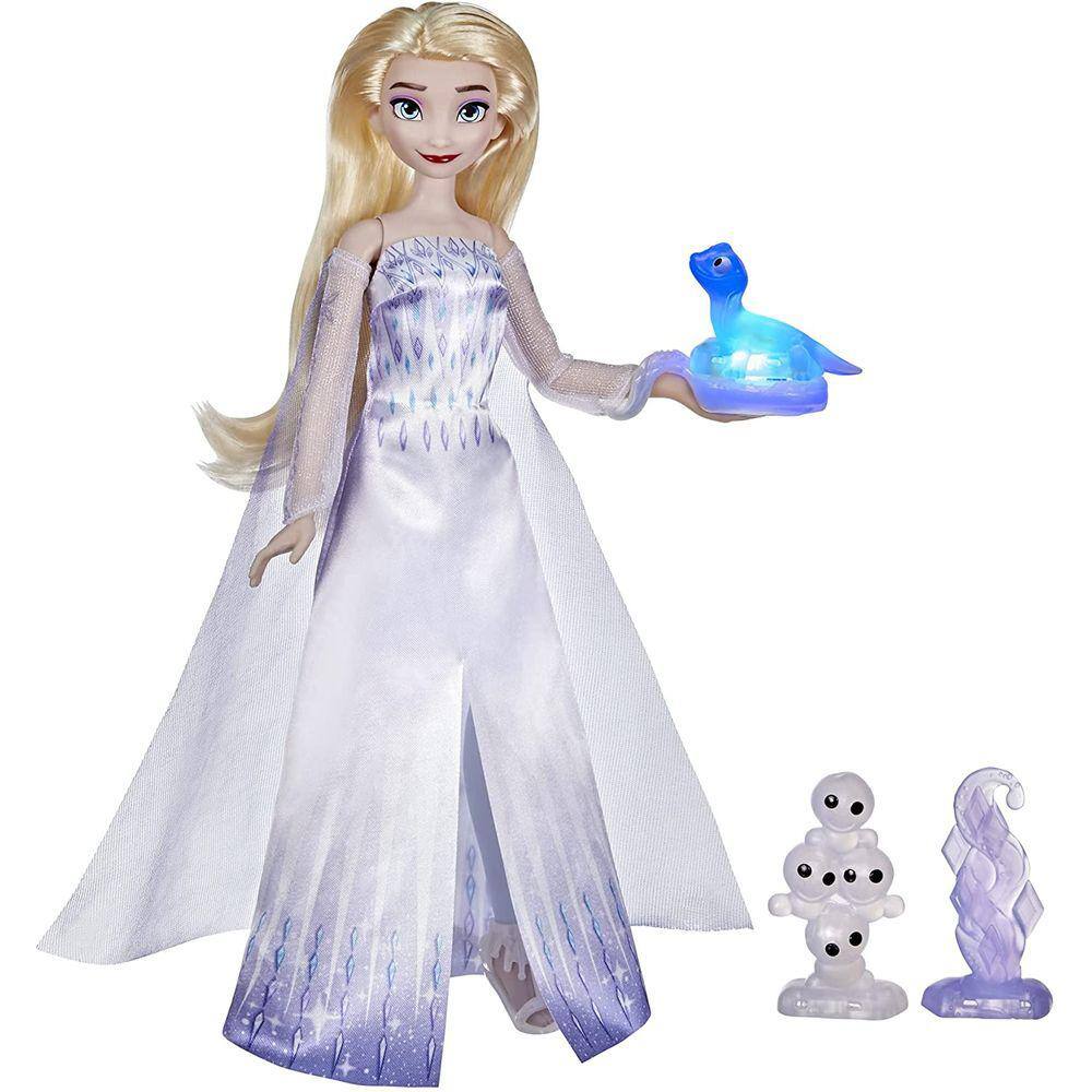 Boneca Frozen - Princesa Elsa Cantora Neve Brilhante Luxo - MP