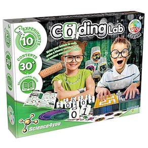 Laboratório de programação Science4you - 10 experimentos para aprender código - Crianças de 6 anos ou mais