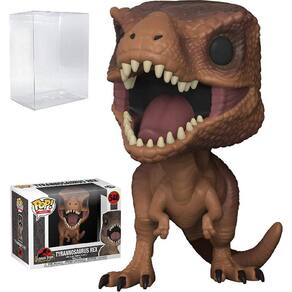 Figura Jurassic Park T-Rex em protetor Pop Box
