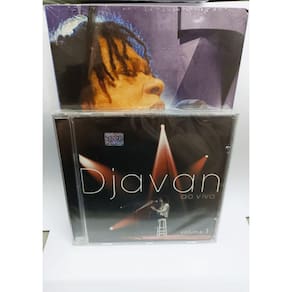 DVD Djavan  – Rua Dos Amores - Ao Vivo + CD Ao Vivo Volume 1