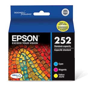 Pacote combinado de tinta EPSON T252 DuraBrite Ultra Standard Color Capacity (T252520-S)