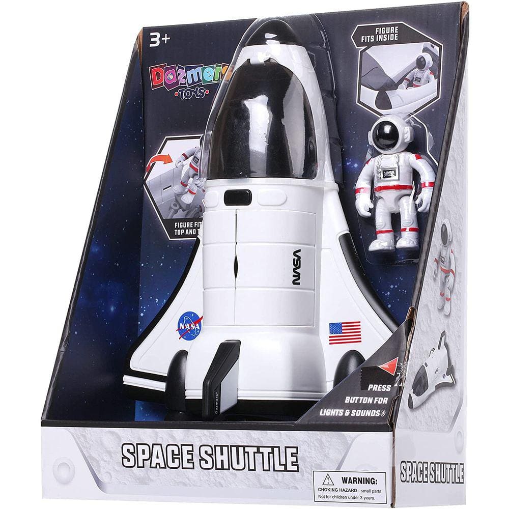 Toy Shuttle com efeitos sonoros Astronaut, Lights & Blast Off — Fun Space Toys for Kids