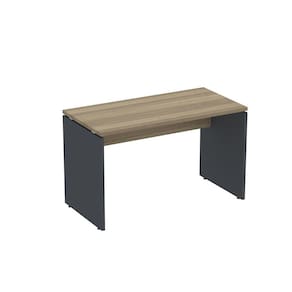 Mesa para Escritório Retangular 120cmx60cm P25 Noce Marromlle/Grafito
