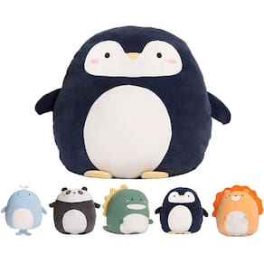 Almofada Penguin Hugging, bicho de pelúcia — lindo brinquedo de pelúcia para crianças, aniversário, dia dos namorados e Natal