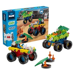 Monster Trucks - 600 peças - Brinquedo Stem para construção de veículos