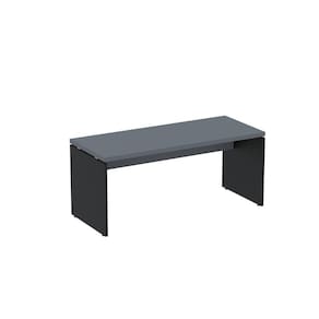 Mesa para Escritório Diretor 120x60cm PE40 Grafito/Preto