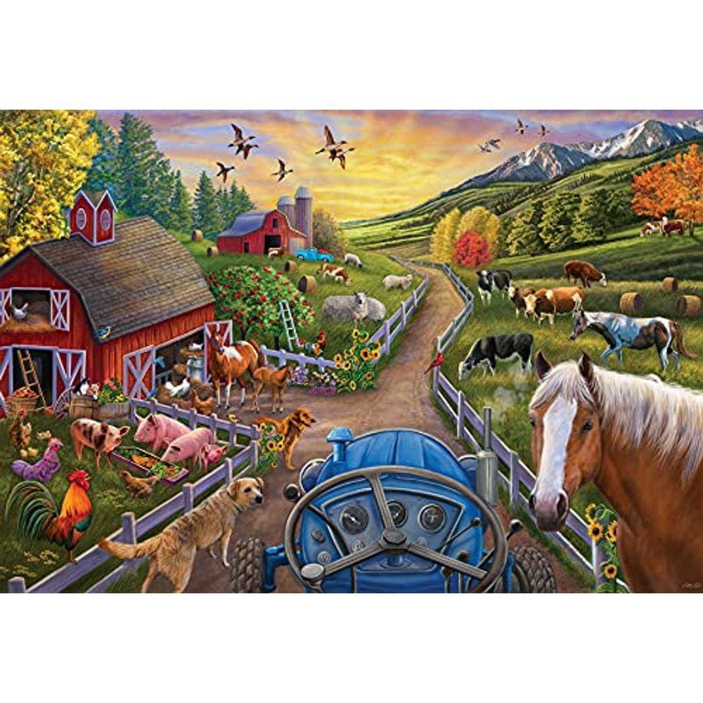 Puzzle My First Farm, 24 peças, infantil, ajuste exclusivo