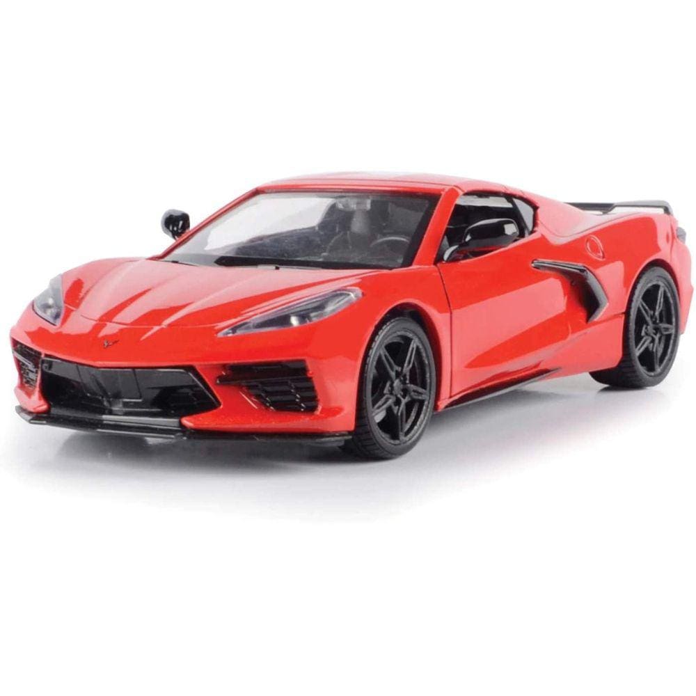 Carro modelo Chevrolet Corvette C8 Stingray Timeless Legends Red 1/24 79360