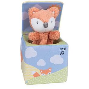 Brinquedo de atividades Baby Fox, pelúcia animada, para maiores de 0 anos, multicolorido