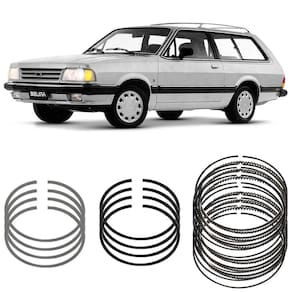 Jogo Anel Segmento STD Belina del Rey 1.8 89 a 91 Metal Leve