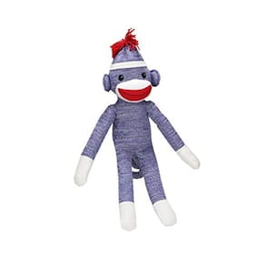 Adorável boneco de macaco azul 50 cm