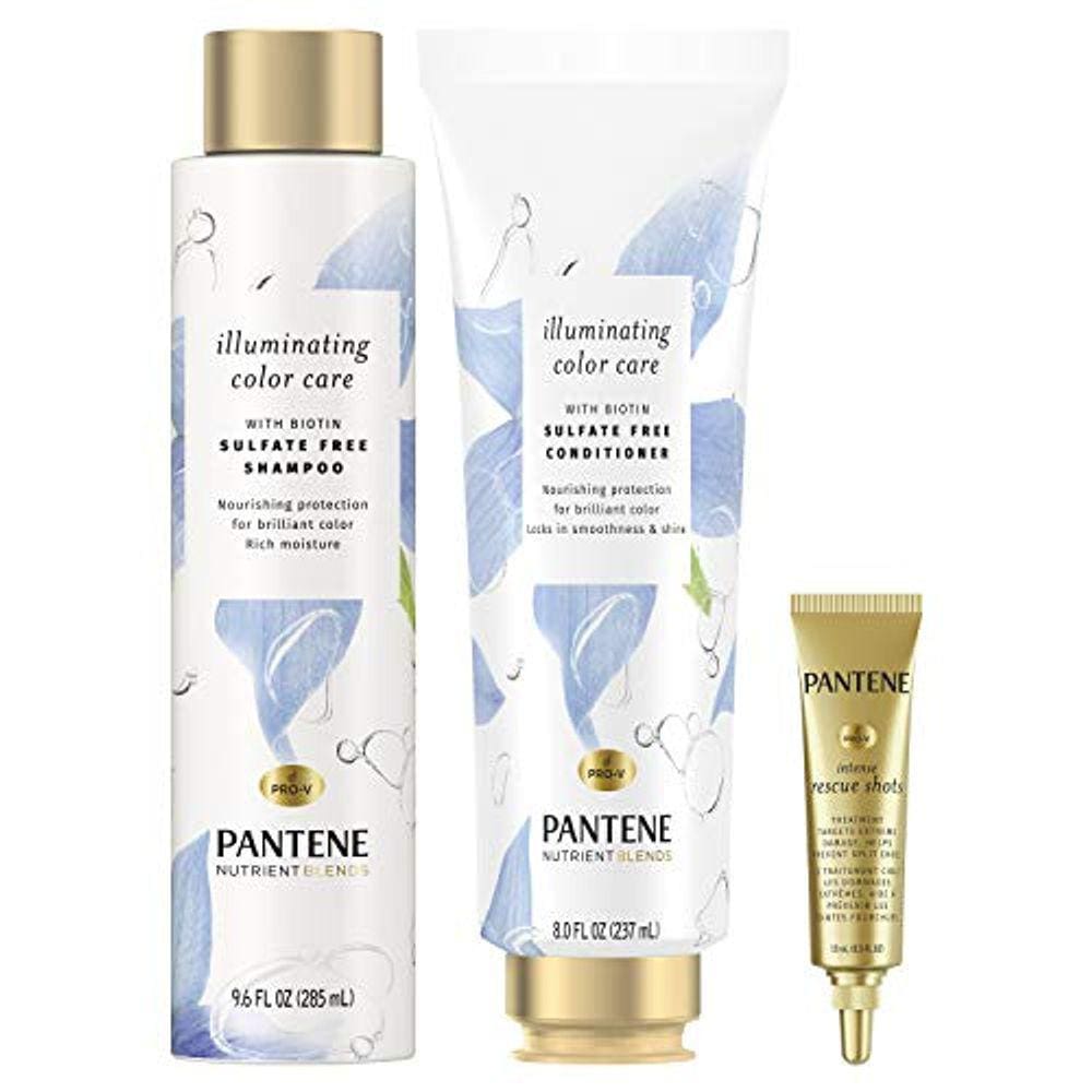 Conjunto de shampoo Color Care com biotina e máscara capilar