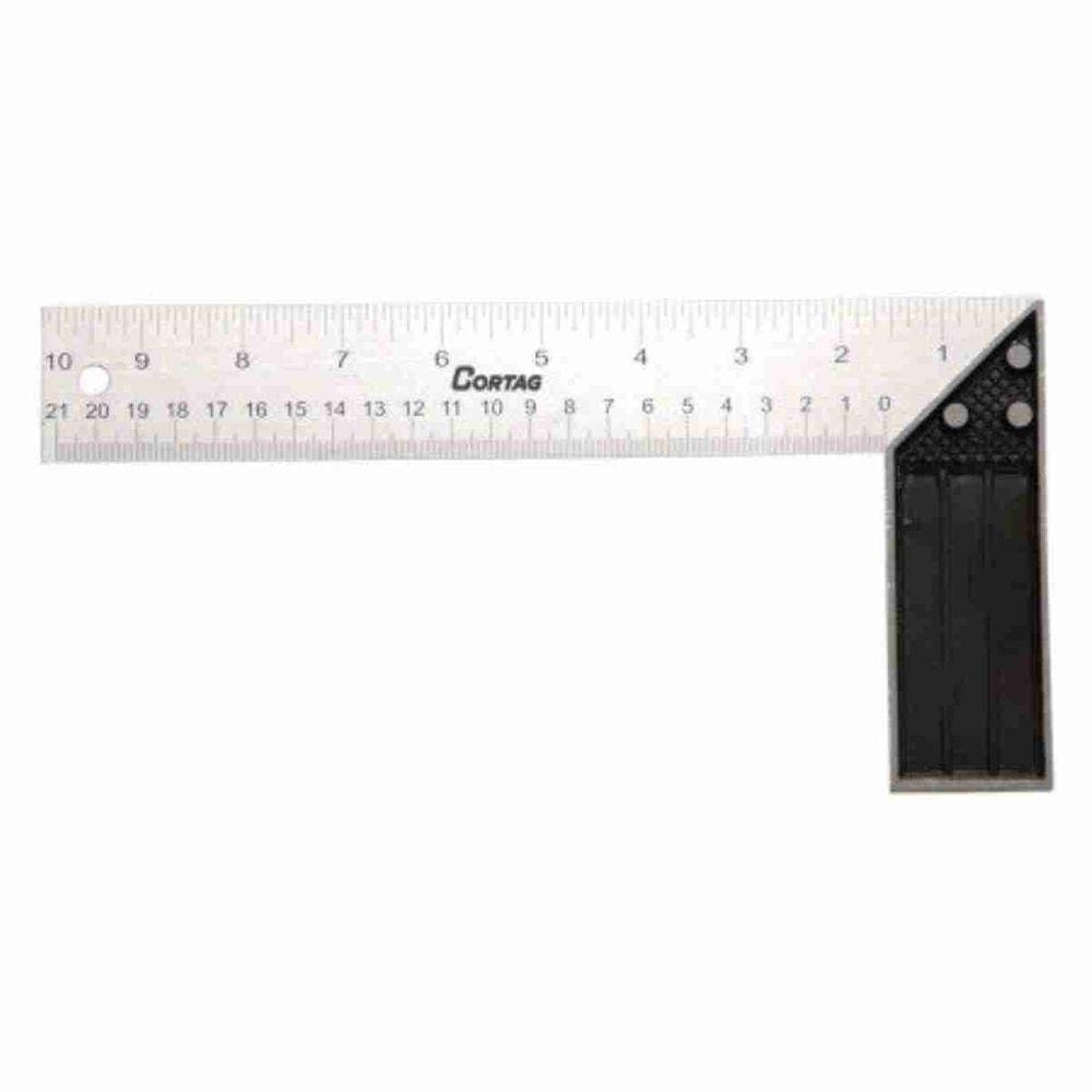 Esquadro cabo Alúminio 30vm (12") Cortag 60167