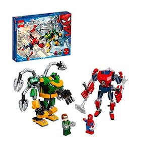 Brinquedo Marvel Spider-Man Mech Battle Building 305 peças