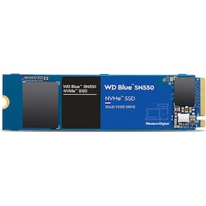 SSD interno WD 250 GB Blue SN550 - PCIe x4 de 3ª geração, M.2, 3D NAND, até 2.400 MB/s