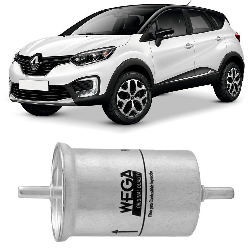 Filtro Combustível Renault Captur 2.0 2016 a 2021 Wega