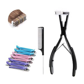 Alicate de extensão de cabelo para extensões com fita adesiva