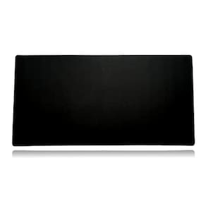 Tapete de mesa - antiderrapante, grande - 122 cm x 61 cm x 0,4 cm (todo preto)