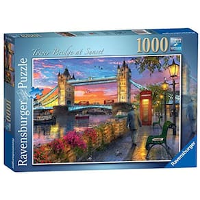 Quebra-cabeça Tower Bridge Sunset de 1000 peças