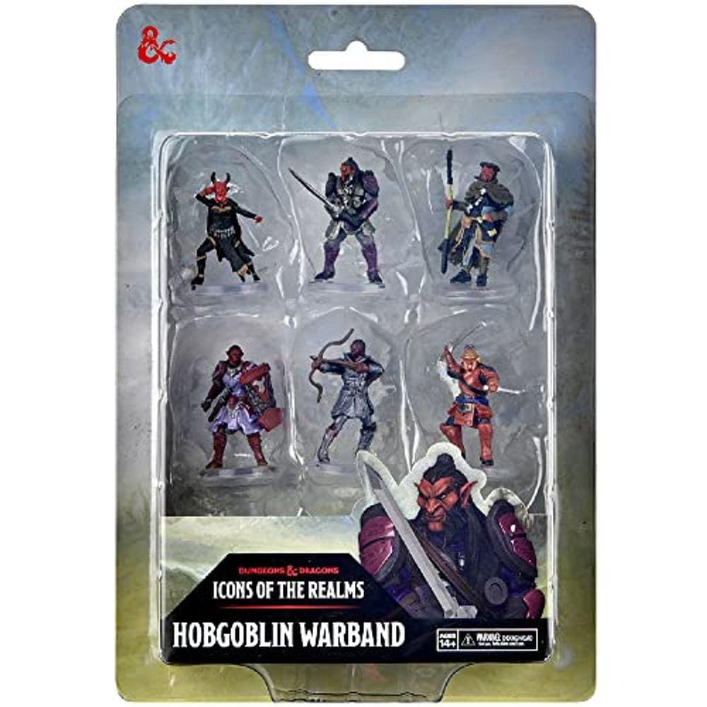 Ícones dos Reinos: Hobgoblin Warband - 6 figuras, miniaturas, RPG