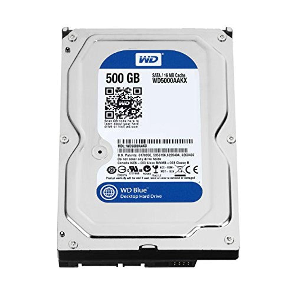 HDD para desktop 500 GB 7200 RPM SATA 6 Gb/s 16 MB Cache de 3,5 polegadas (renovado)