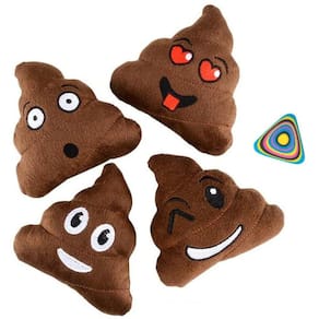 Almofada Zoombie Poop de 5 polegadas de pelúcia e borracha Vortex — pacote com 12 — lembrancinhas de festa