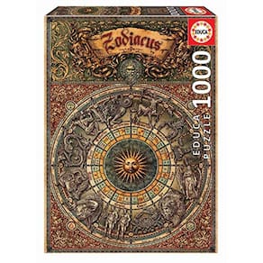 Quebra-cabeça Zodiac — 1000 peças — Cola incluída — 26,8" x 18,9" — Maiores de 14 anos