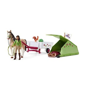Conjunto de aventura de acampamento Horse Club, 12 peças